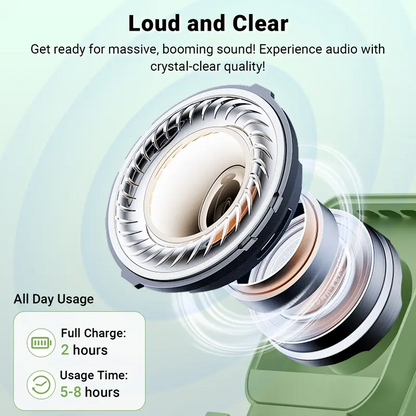 5-in-1 Wireless Charging Speaker Stand – 360° Adjustable Phone & Tablet Holder with 3500mAh Power Bank & Colorful Ambient Light