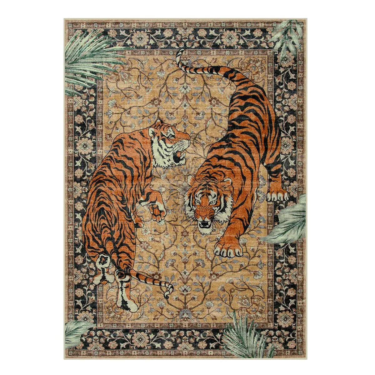 Modern Snake Design Washable Area Rug, Ultra Soft Non-Slip Indoor Carpet for Living Room, Bedroom & Home Office Decor