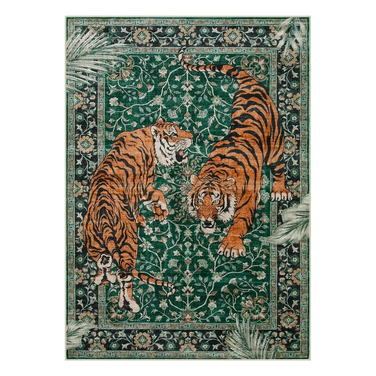 Modern Snake Design Washable Area Rug, Ultra Soft Non-Slip Indoor Carpet for Living Room, Bedroom & Home Office Decor