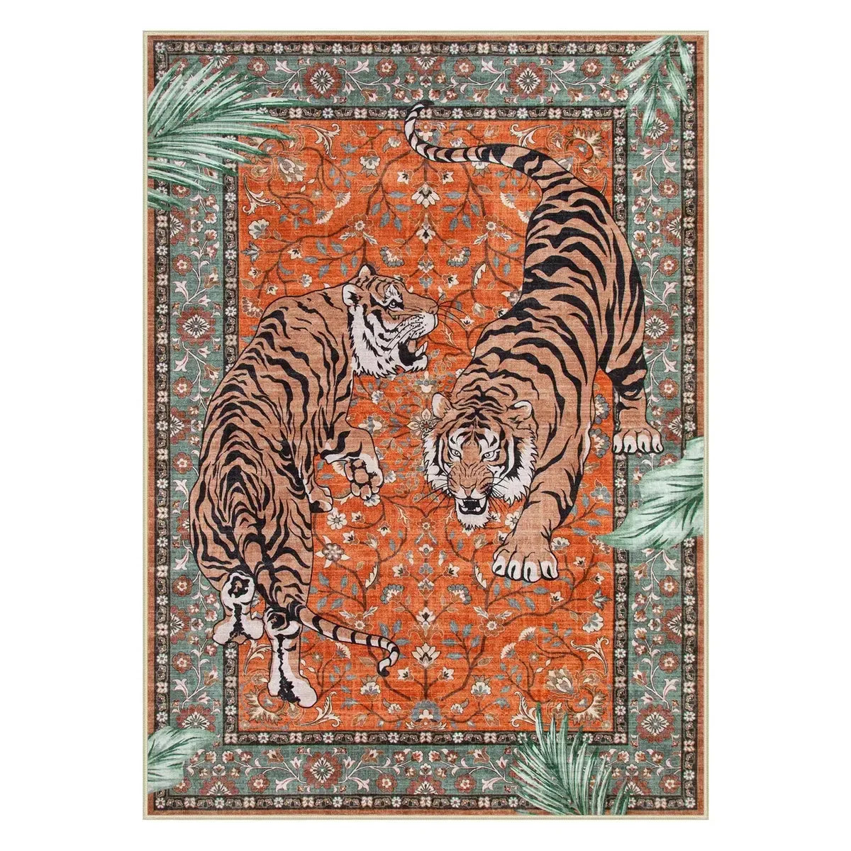 Modern Snake Design Washable Area Rug, Ultra Soft Non-Slip Indoor Carpet for Living Room, Bedroom & Home Office Decor
