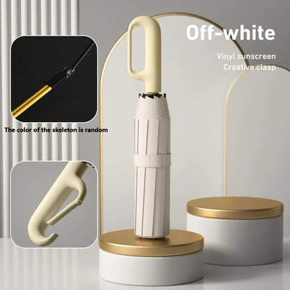Automatic Folding Umbrella – Portable Windproof & Waterproof Rain Umbrella with Loop Strap for Men & Women