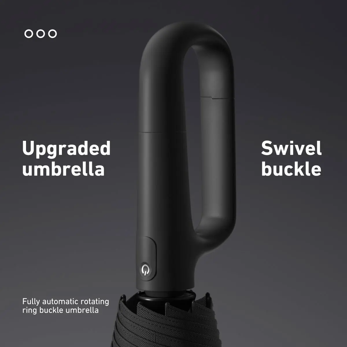 Automatic Folding Umbrella – Portable Windproof & Waterproof Rain Umbrella with Loop Strap for Men & Women