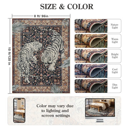 Modern Snake Design Washable Area Rug, Ultra Soft Non-Slip Indoor Carpet for Living Room, Bedroom & Home Office Decor